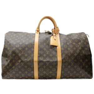 Louis Vuitton Keepall Monogram Boston Bag Cadena Travel